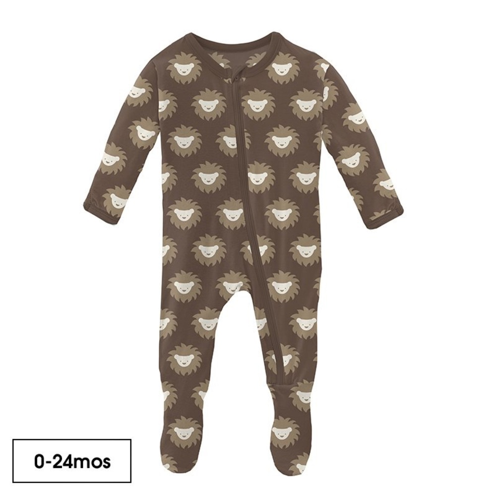 NWT Kickee Pants Footie Zippered Sleeper 3-6 months
